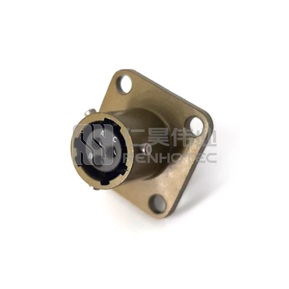 MS3112E8-3S Solder PT02 Series 3P Panel Mount Socket