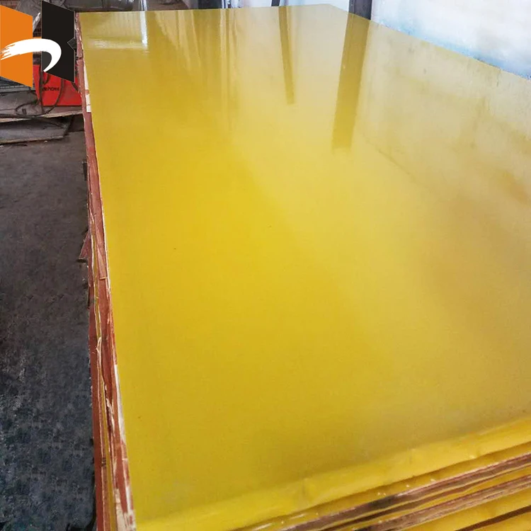 18mmx1220mmx2440mm Green Plastic Film Face Plywood Sheets Concrete