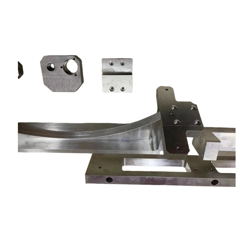 Custom CNC Milled Aluminum 6061 manifold block for hydraulic equipment