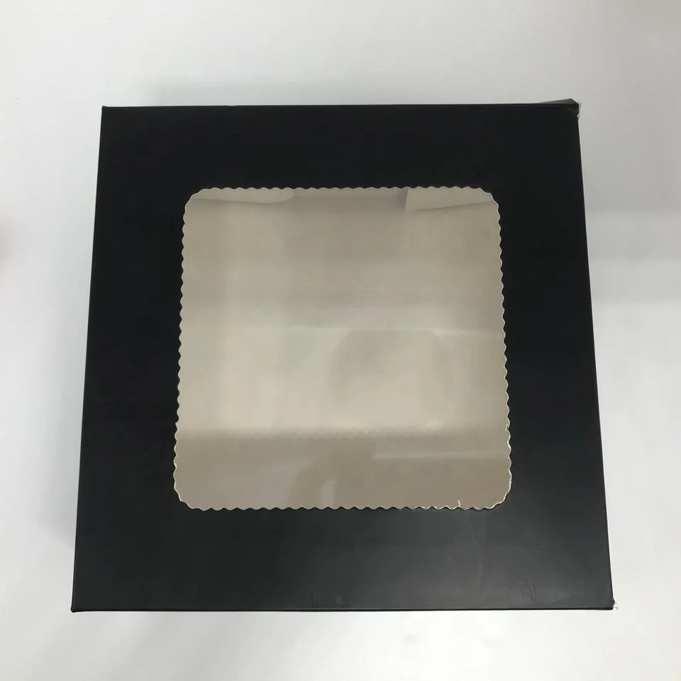 Высококачественная прозрачная коробка для торта 12X12X6