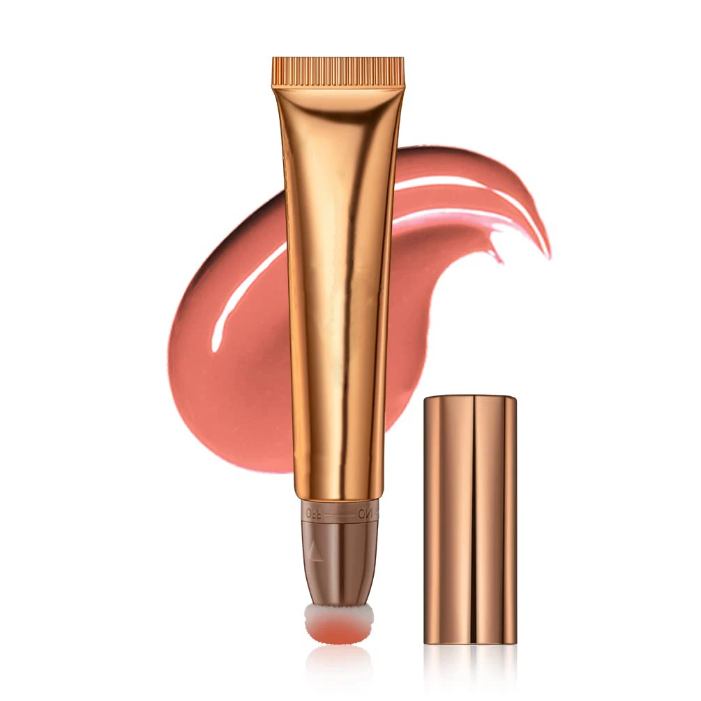 OEM жидкие румяна косметическая палочка набор для макияжа лица хайлайтер контурные палка с фирменной этикеткой прикрепленной подушкой-аппликатором