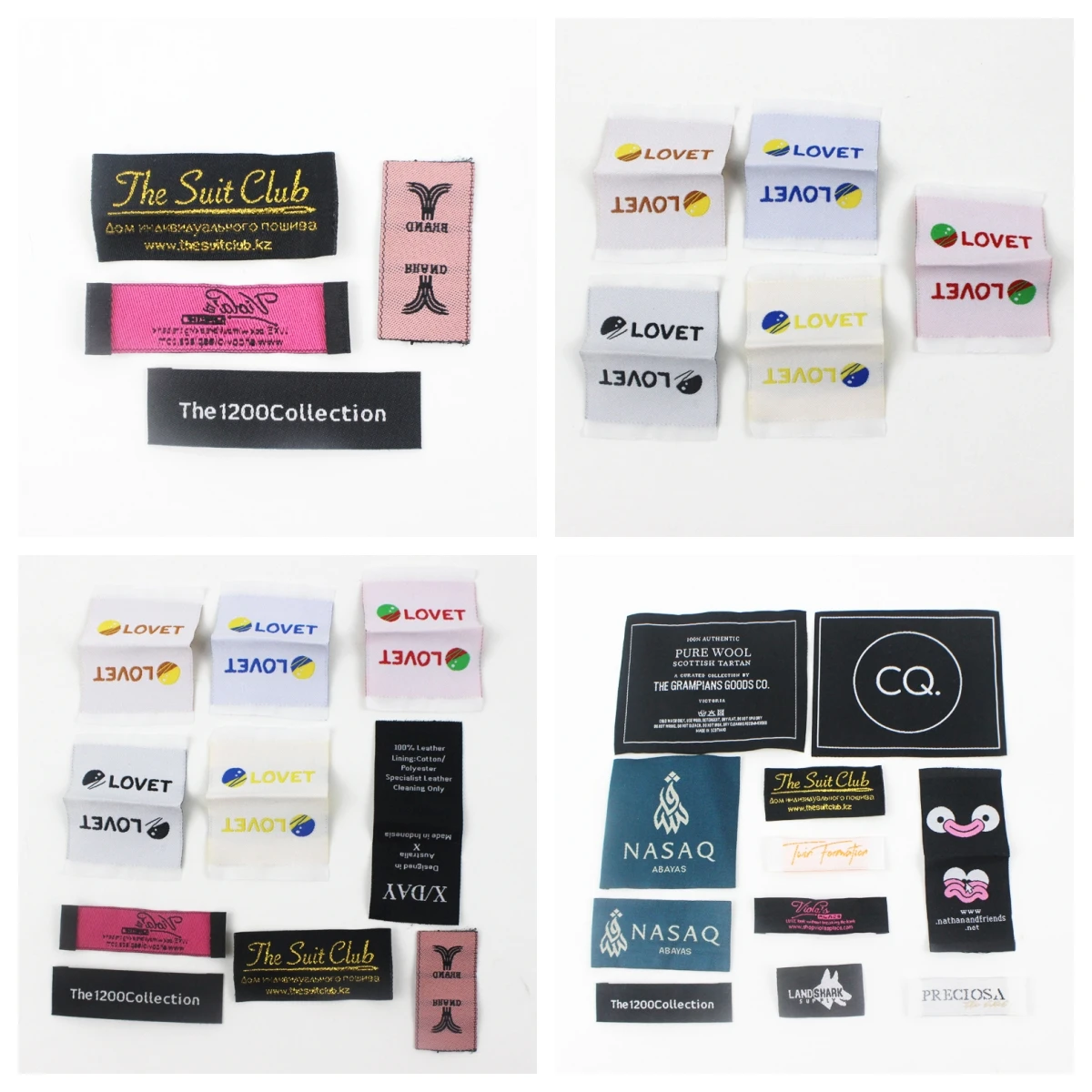  Luxury Custom Polyester  Fabric Neck label Woven Brand Labels for Garment Tags Woven Sewing Label.jpg