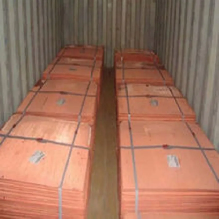 High quality 99.99% Copper cathode and Electrolytic copper