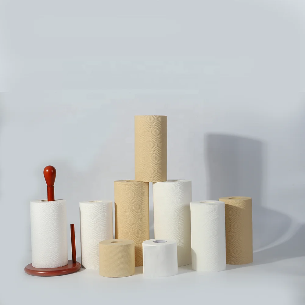 Sustainable Kitchen Paper Towel Bamboo FSC Certificated Tissue Paper Kitchen Towel Roll