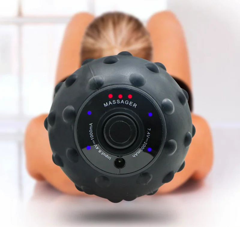 High Intensity Customized 4 Speed   Vibration Electric  japanese handheld vibrating rotating Ball Massage with Lithium battery