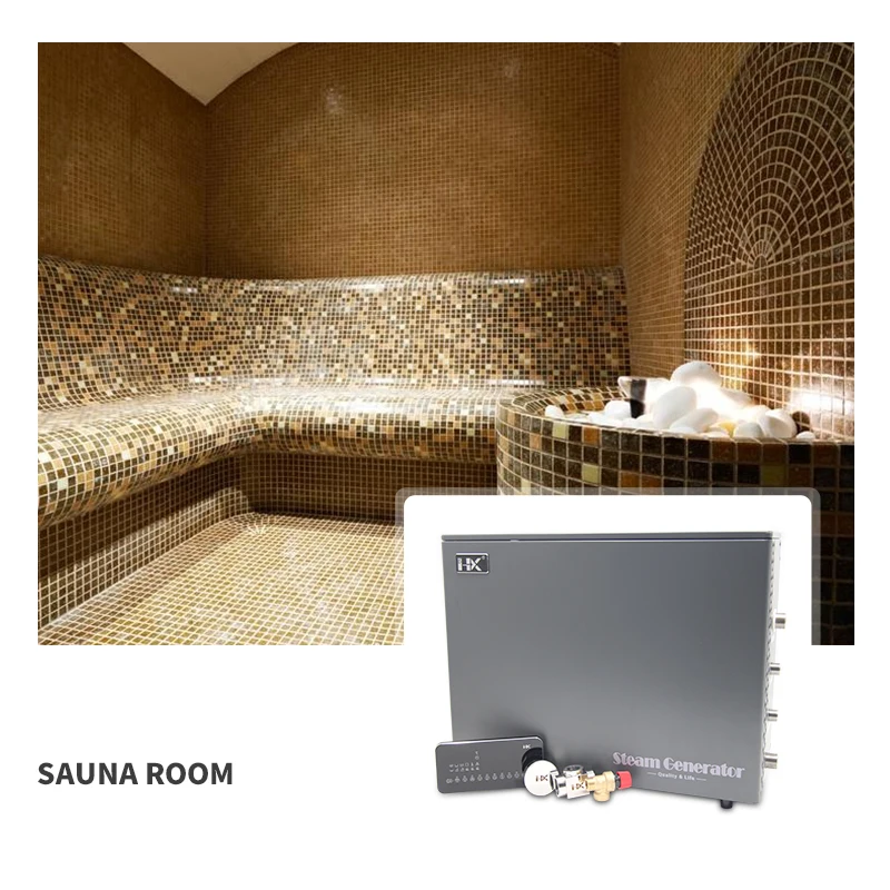 Touch Control 6kw Wet Steam Sauna Room Sauna Wet Steam Generator Electric Heater Sauna Steam Machine Bath Generator