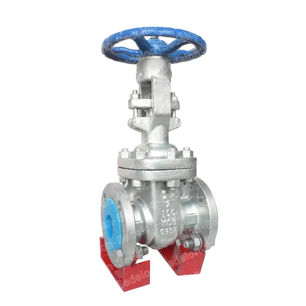 carbon steel 2inch 150LB gate valve  flange end API600 WCB bolted bonnet