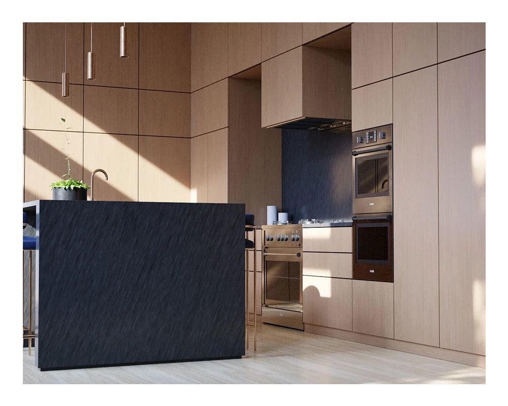 Modern Designs High End Affordable Custom Furniture Used Small Full White L Shaped Melamine Kitchen Cabinet