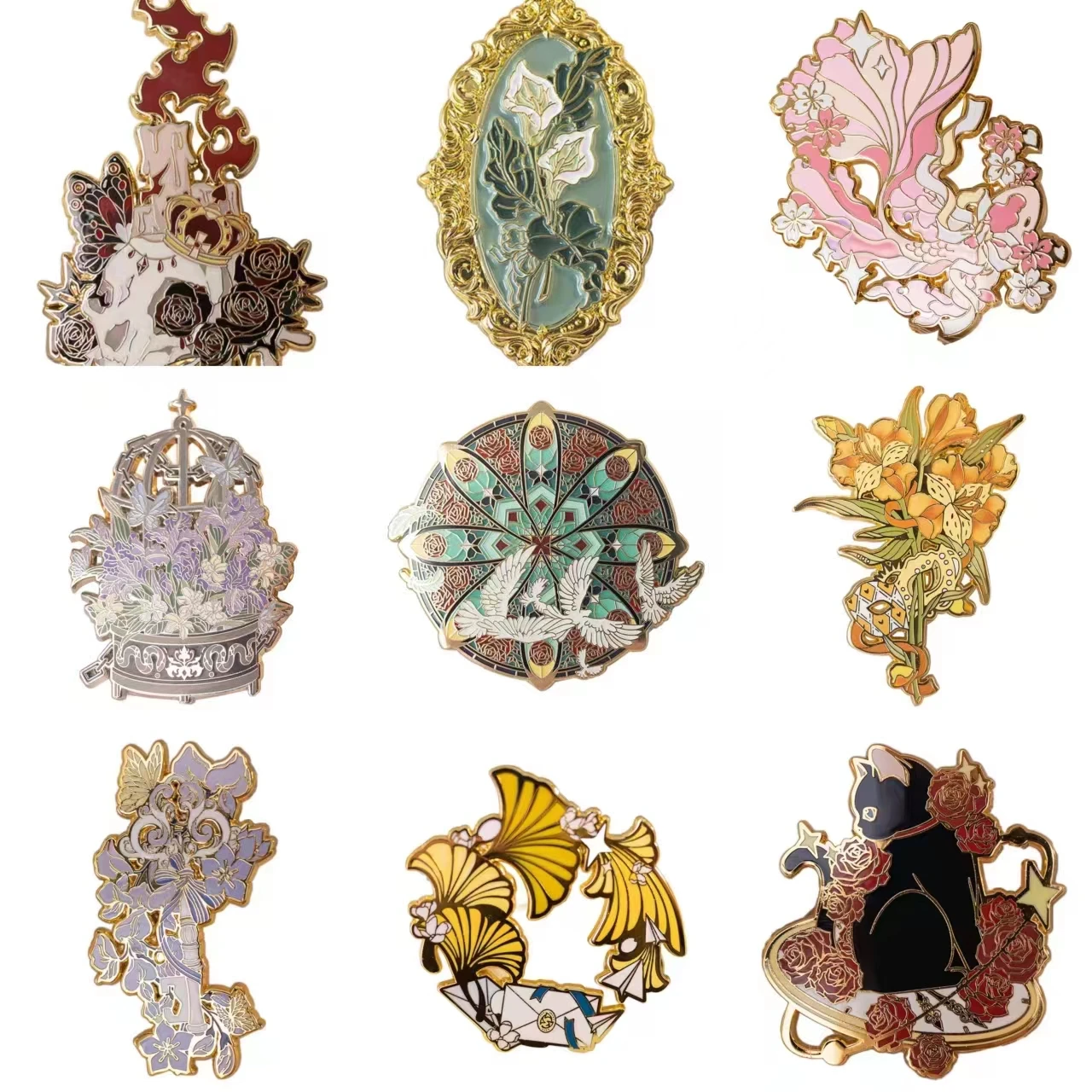 High Quality Souvenir Custom Logo Metal Hard Enamel Badge Fashion Jersey Decorative Lapel Pins for Clothes