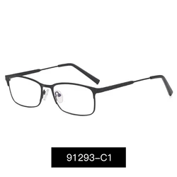 Mike Optical High Quality Metal Glasses Men Square Anti Blue Light Eyeglasses Frames 2023 Non-Prescription Eyewear 91293