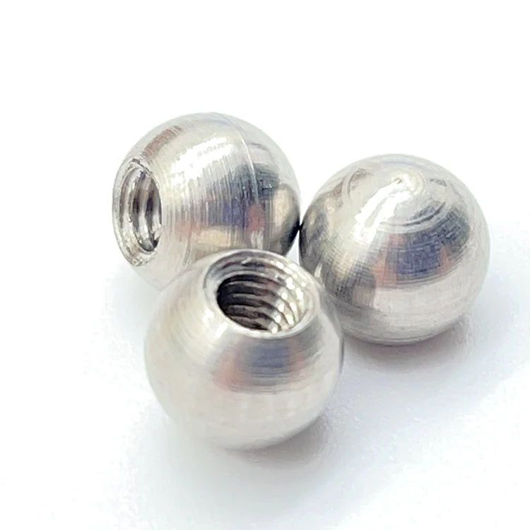 customized ball shape nuts screws black plastic Delrin POM ball nut