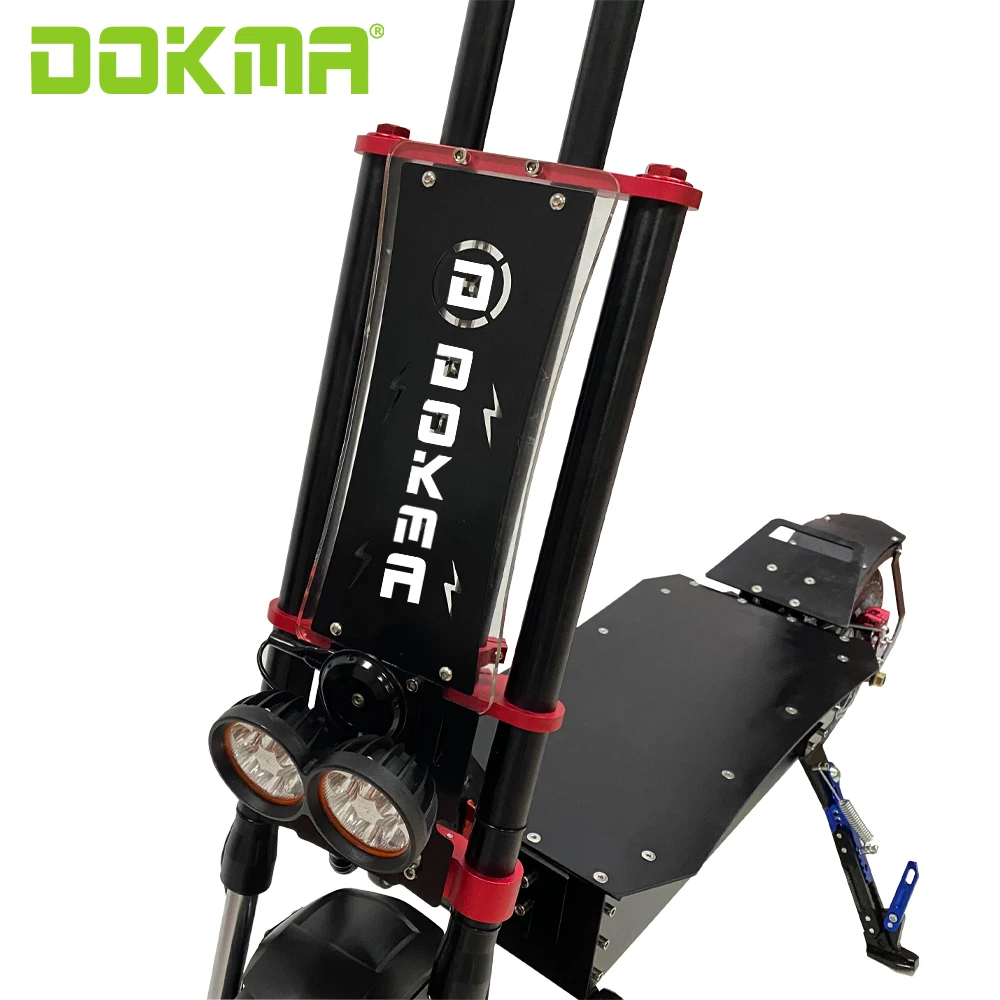 DOKMA 60V 5600W folding 13inch scooter with Customizable acrylic lighting board 2021 Electric scooters