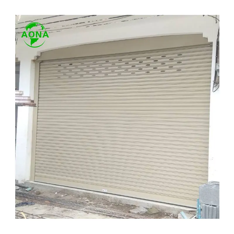 Warehouse Double Layer Plates Fire Rated Coiling Doors