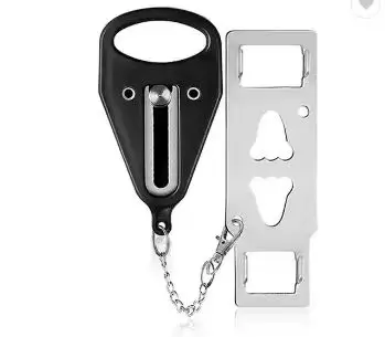 New Portable Door Travel hotel lock Security Travel Guard Hotel Privacy Stopper Portable door Lock Hardware Accessories