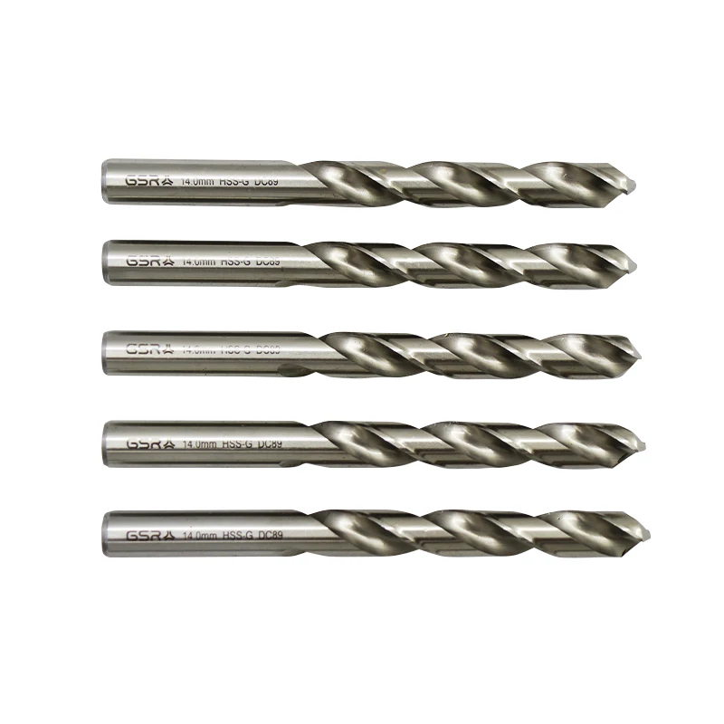 DIN338 3 cutting flute HSS-G bright finished  Hole making Cobalt twist drill bits hole maker 3-10mm