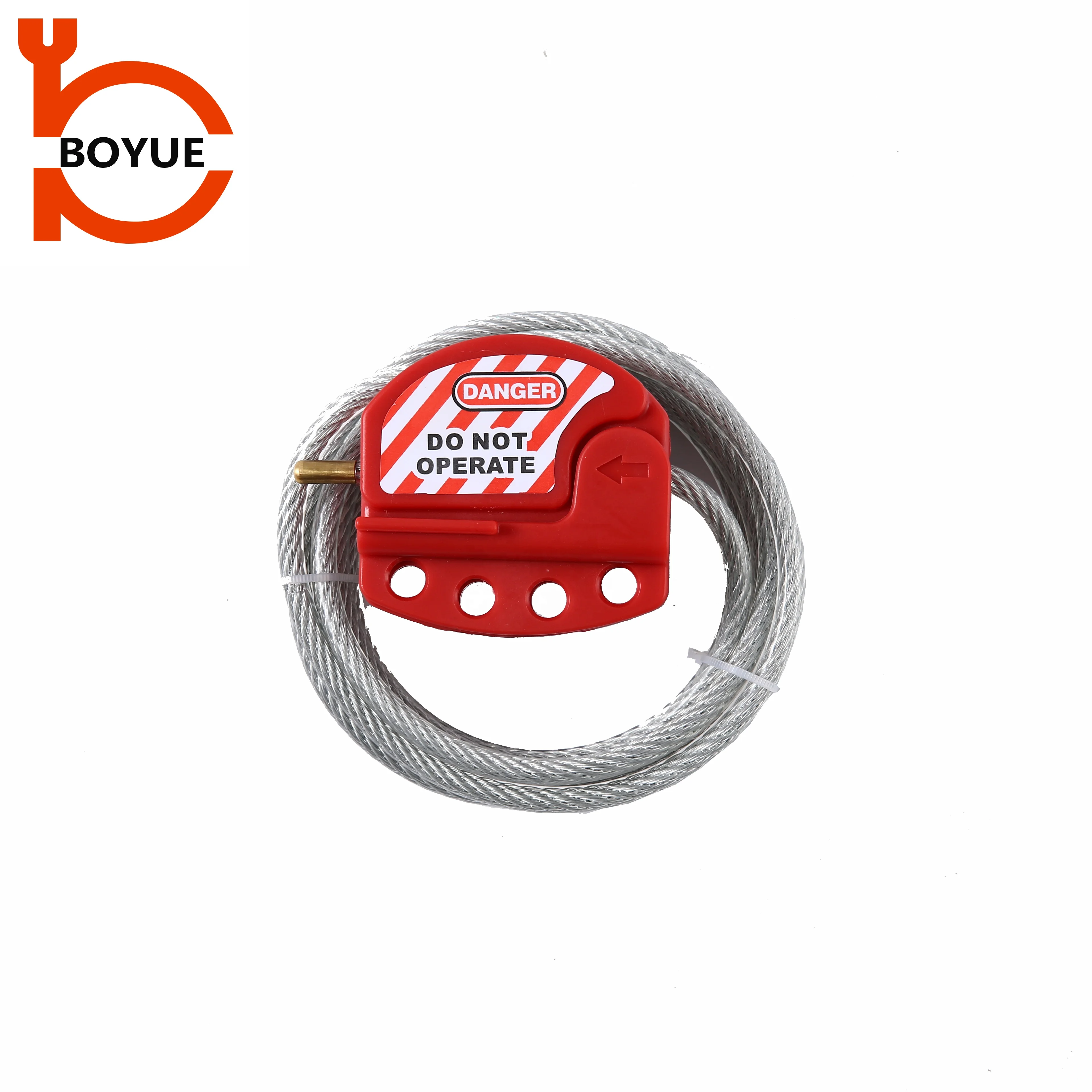 China Factory OEM Durable Steel Adjustable Universal Cable Lockout Tagout Popular Lock  for Industrial Use
