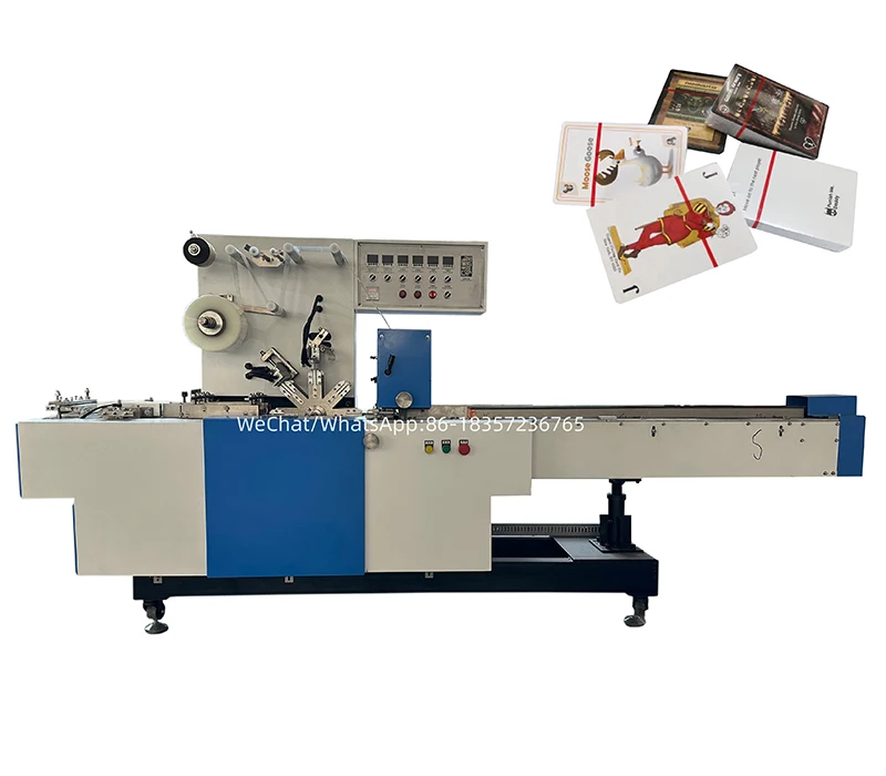 Hot Sale Poker Cards PE Film Cellophane Sealing Packing Machine