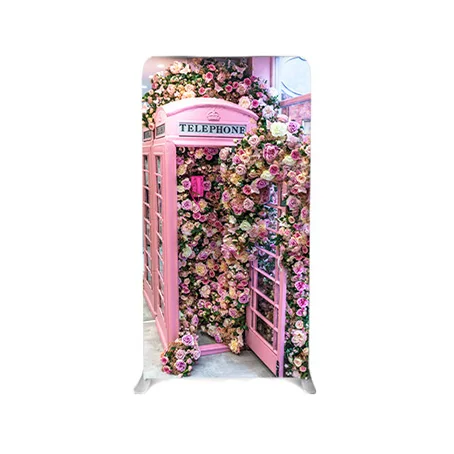 China Custom Made Photo Booth Backdrop Pillow Case Backdrop Tension Fabric Display