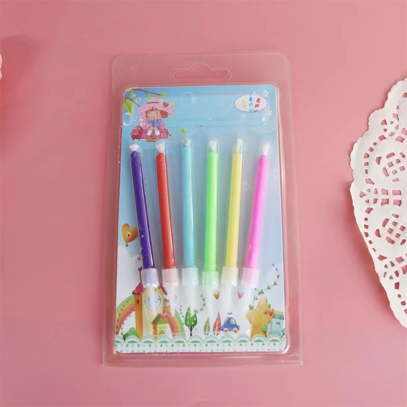 Colorful Kids Candle Sparkler Birthday Cake Candles Rainbow Flame Happy Birthday Candles