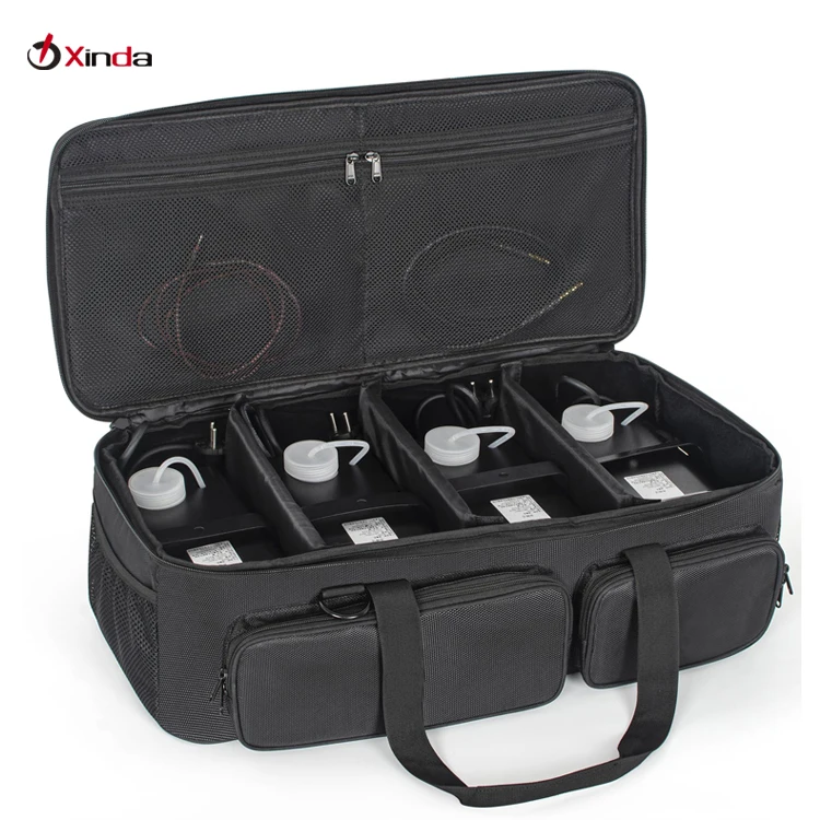 Custom DJ Smoke Machine Travel Organizer Portable Fog Machine Storage Bag with Dividers