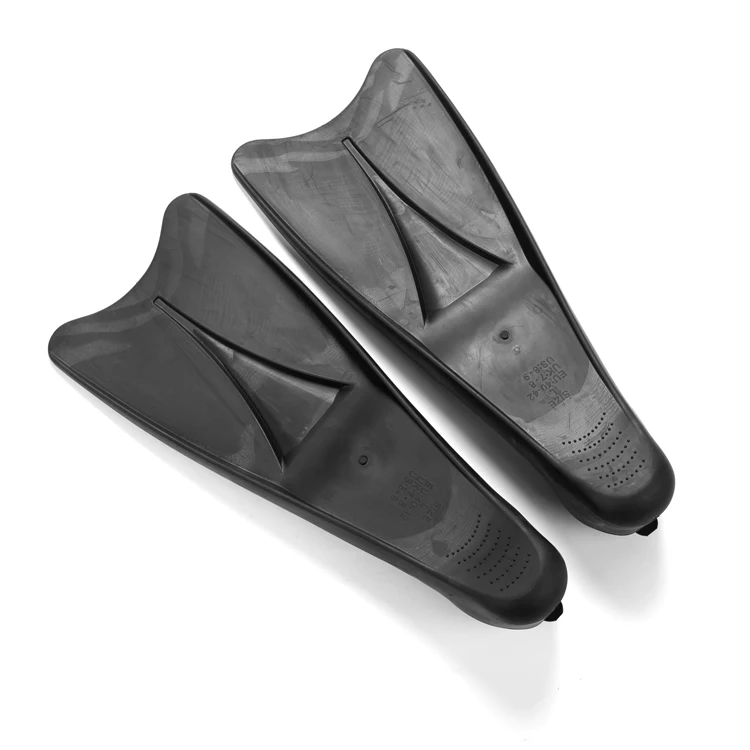 china wholesale  silicon short  free plastic diving fins