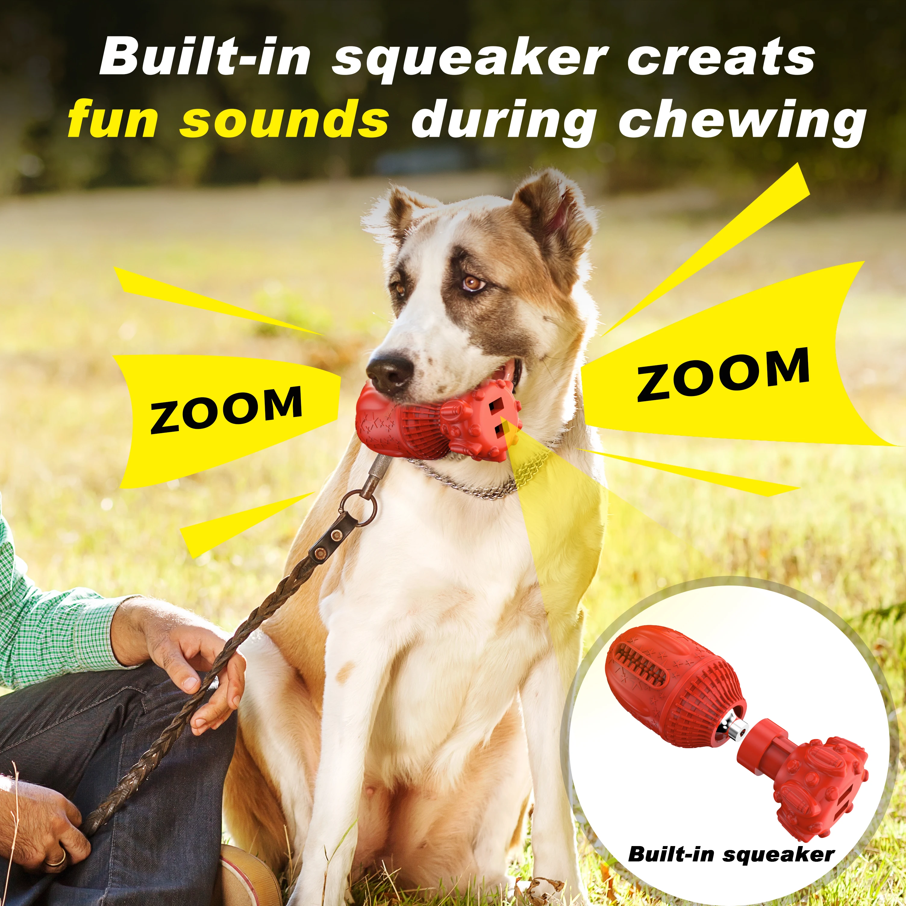 Dog Toys 2021 New Pet Product Eco Friendly Natural Rubber Indestructible Interactive Treat Dispenser pet dog chew toy rubber