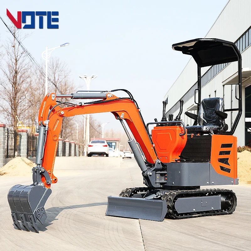 Free Shipping Mini Excavator 1.2 Ton EPA Euro 5 Kubota Engine Crawler Digger Farm Used Chinese Machine Mini Excavator