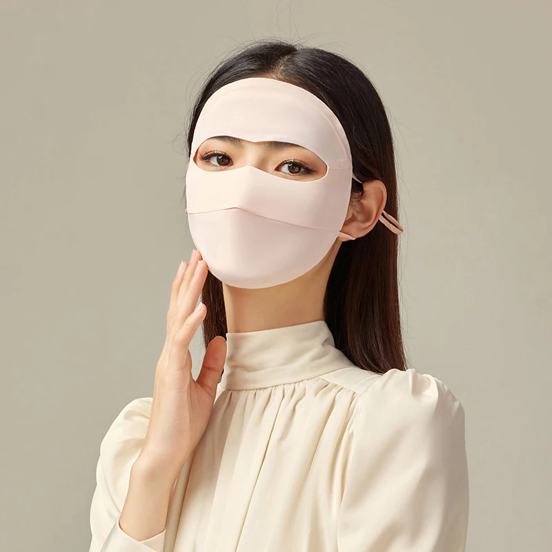 Летняя Шелковая Маска для шеи