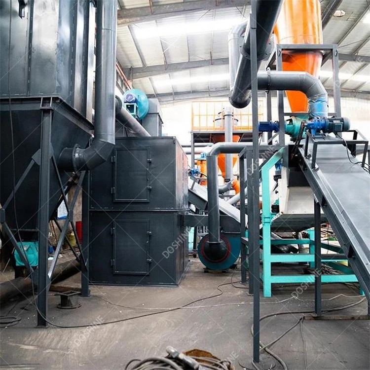 Waste Li Ion Battery Recycling Plant Lithium Cell Crushing Recycling Sorting Machine For Black Powder