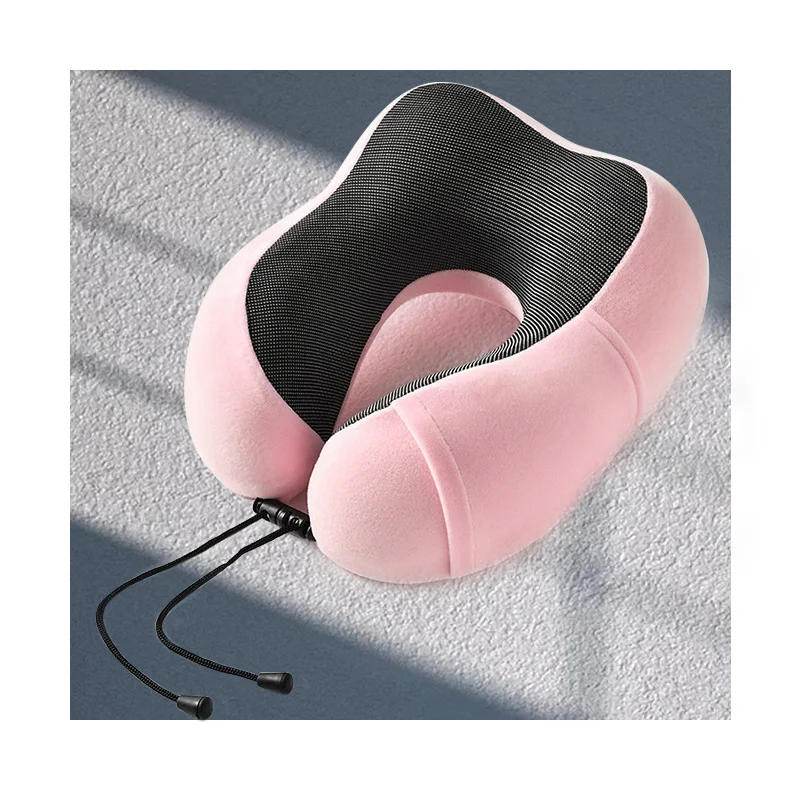 Hooded Neck Pillow for Airplane Sleeping-Head Support Portable Adjustable Neck Pillow for Car