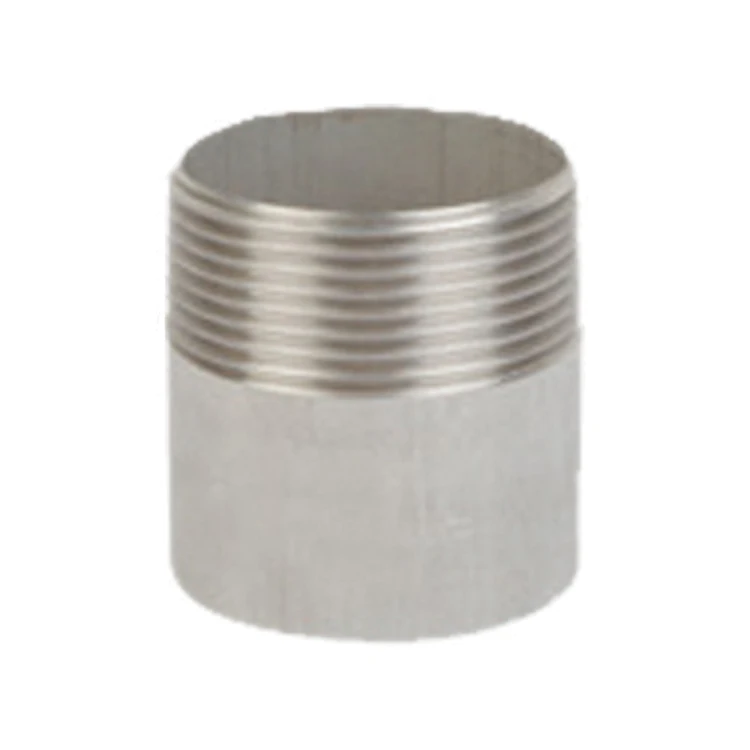 Sanitary pipe metal stainless steel pipe plug coupling fitting connector seamless tee joint plumbing materials pipe fittings