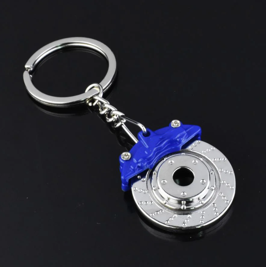 Brake Disc Motor Keychain Mental Key Chain car Keyring for R BMW M Sline AMG