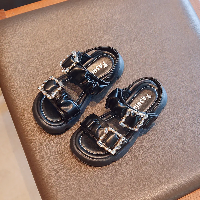 Best Selling High Quality Summer Kids Breathable Non-Slip Casual Beach Shoes Buckle Strap Kids Sandals