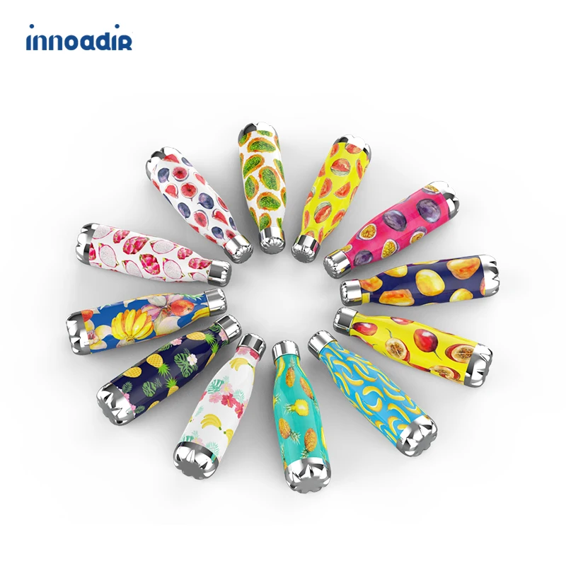 Innoadir 500ml Cola Shaped Stainless Steel Double Wall Vacuum Waterbottles cup gift set custom water bottle