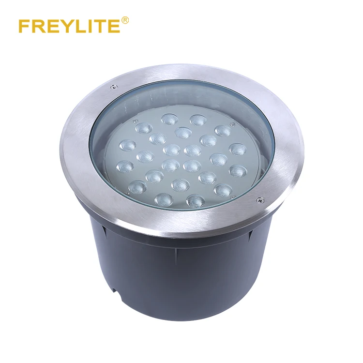 FREYLITE Low price aluminum stainless steel housing park underground rgbw lighting 9w 18w 24w led underground lamp