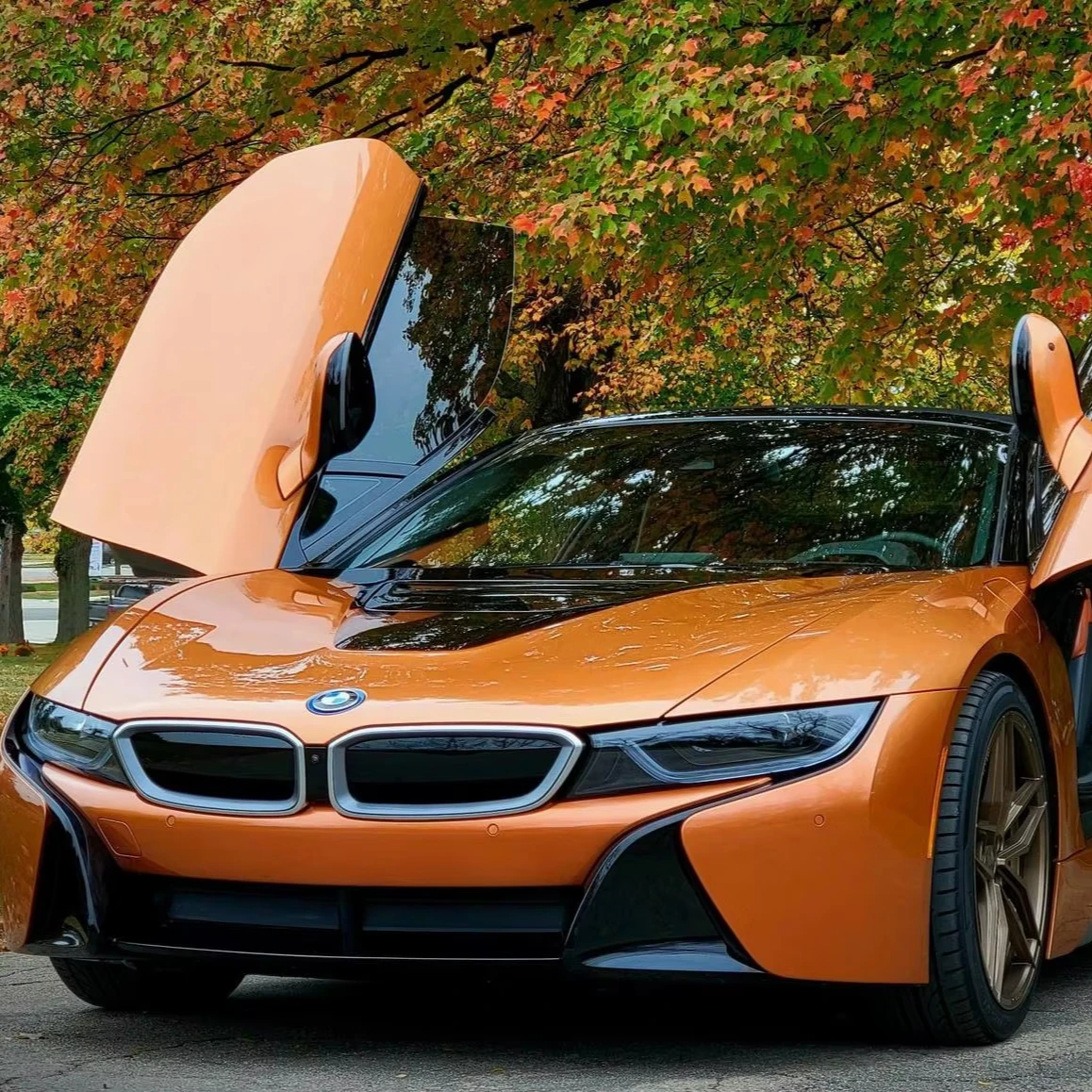 CLEAN TITLE 2019 B M W i8 Tera World Copper Package, 369 Horsepower, Some Modifications AWD RHD/LHD