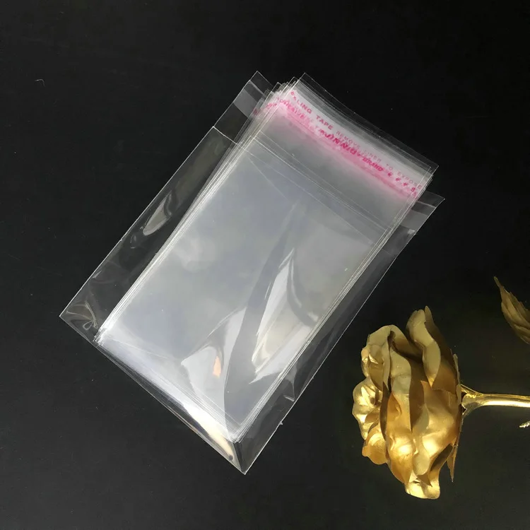 
Top quality opp resealable comic book plastic bag clear self adhesive plastic opp bag 