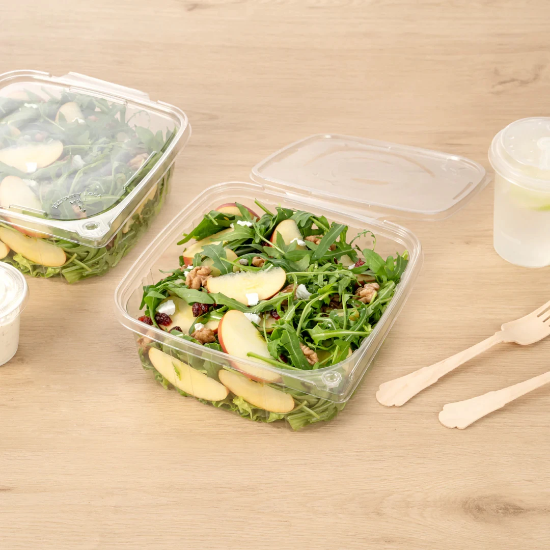 8oz 12oz 16oz 24oz 32oz 48oz Delicatessen Boxes With Clear Lids Food Clamshell Box Disposable Fruit Packaging Food Container