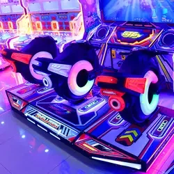 coin operated 3 players motorcycle kids video game machine racing simulator  motion moto arcade  machine