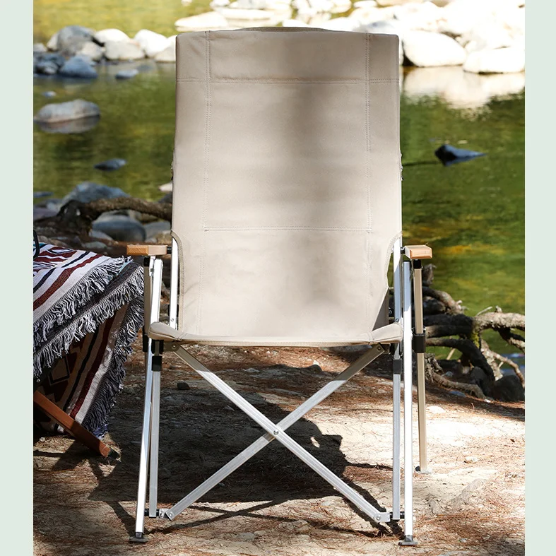 Durable Folding Camping Picnic Chairs Outdoor Foldable Garden Chairs woodencbeachen Wood Aluminum Carton Box Beach Chairs