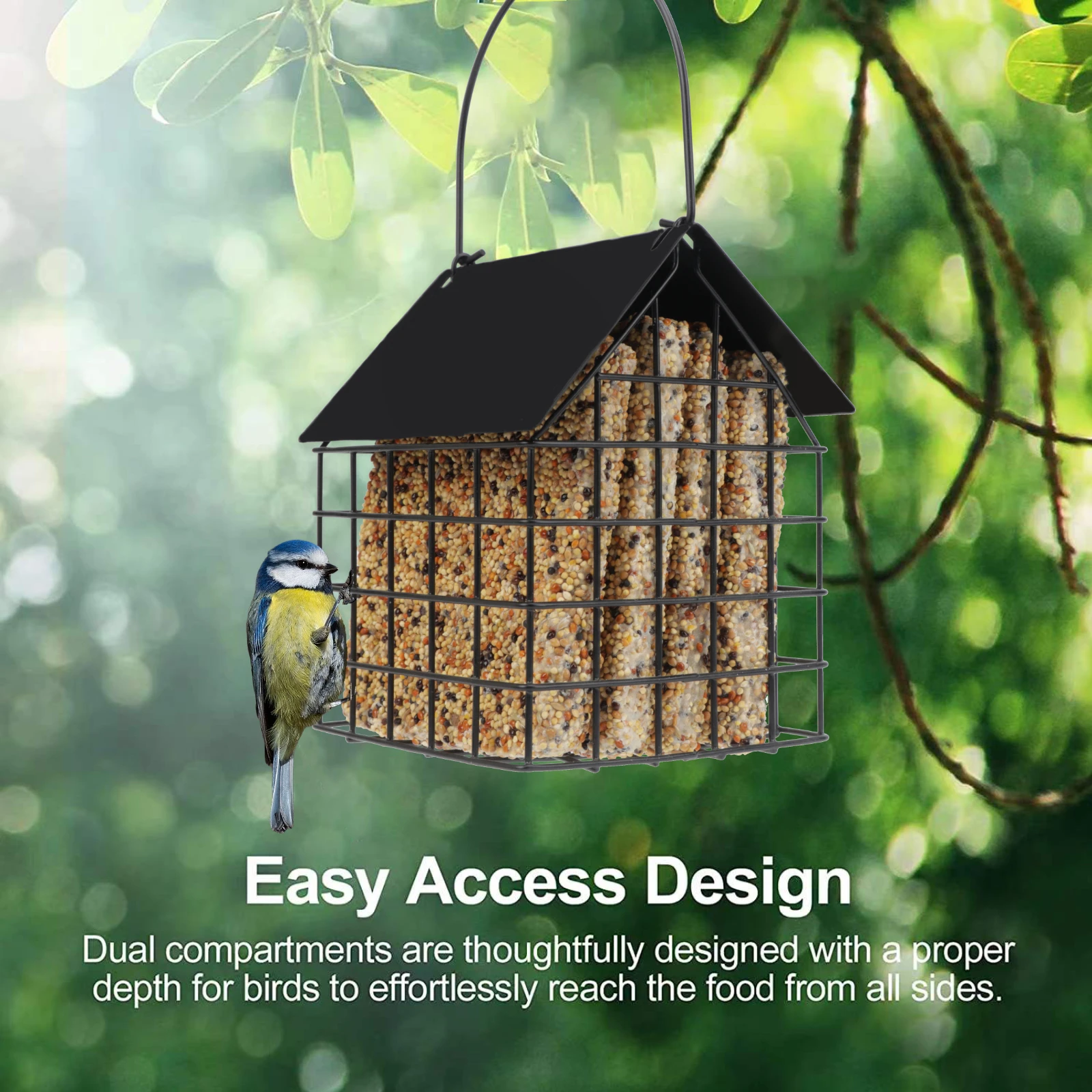 Bird Feeder Outdoor Rain proof house type bird feeder