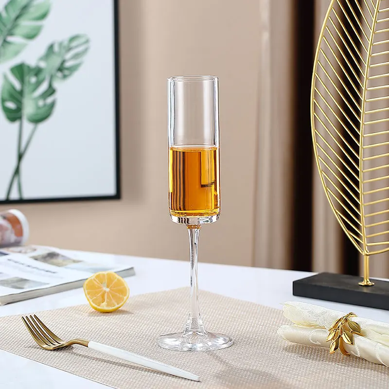 Luxury Gbolet Colorful Handle Crystal Cups Champagne Crystal Glass Wholesale Crystal Cups Glass Cup