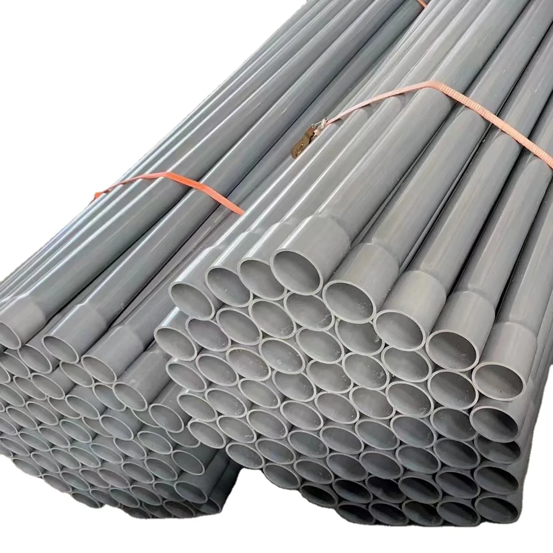NSF Certified OEM White Color ASTM D1785 White PVC Pipe for Water Supply 3 Inch Sch40