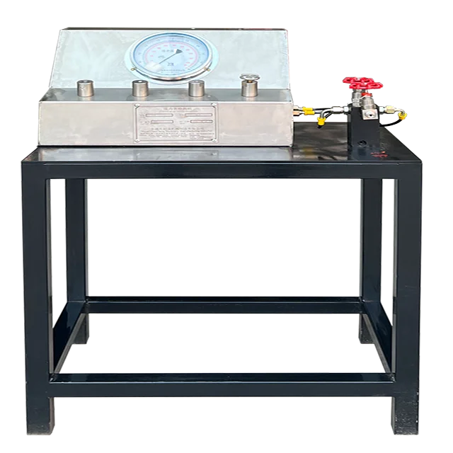 Fire extinguisher pressure gauge testing equipment