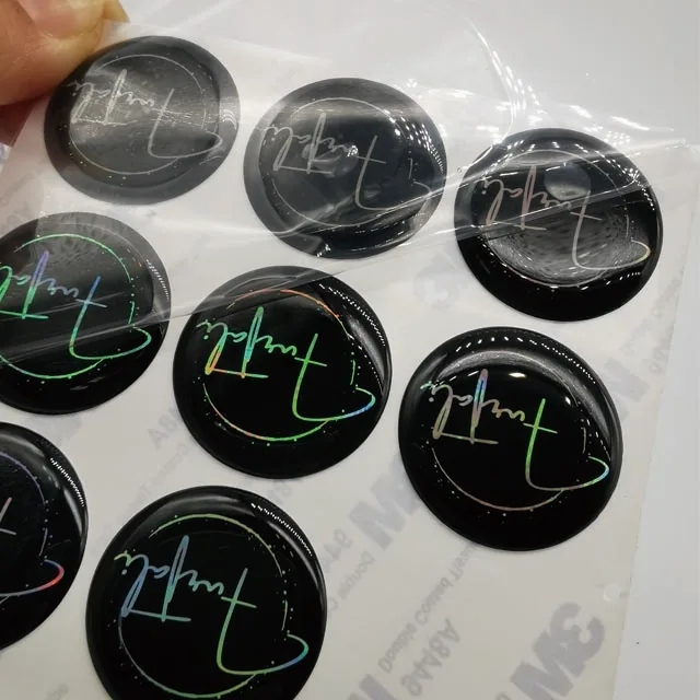 Custom Dome Sticker 3d Decal Customized Epoxy Sticker for Car Carton Decorative Sticker Promotional Gifts CMYK Custom Color