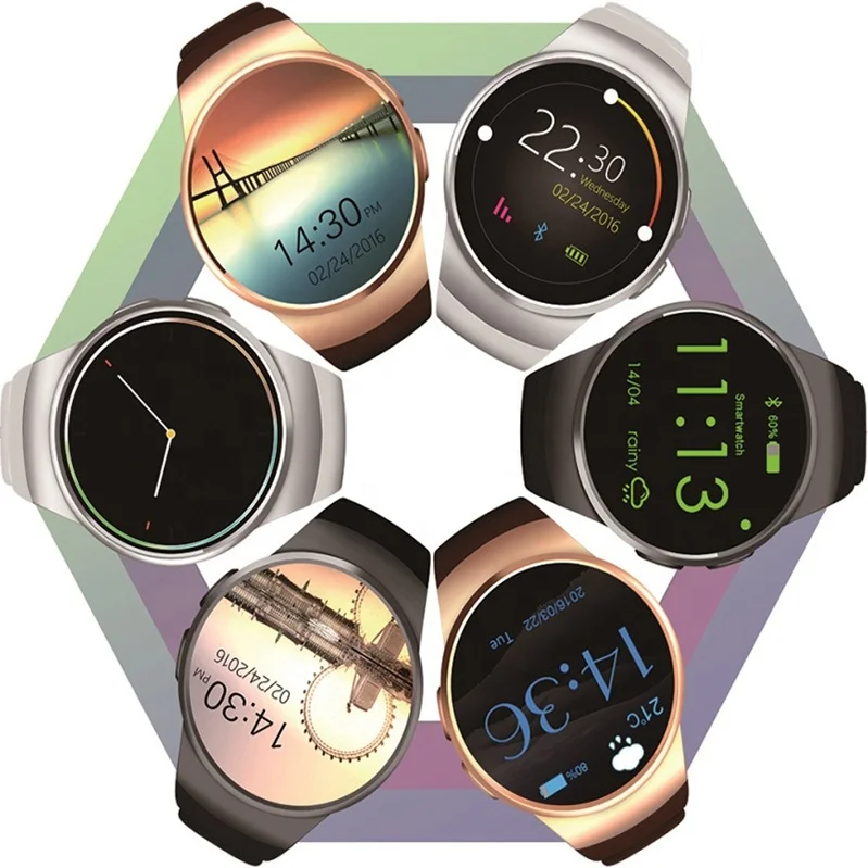 KW18 Smart Watch Heart Rate Support SIM TF Card Men SmartWatch for Xiaomi Huawei IOS Smart Phone