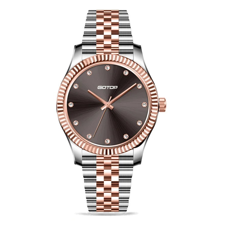 Custom Women S Brand Watches Designer Gold And Silver Concept Straps Green Dial Watch With My Logo For Laddies