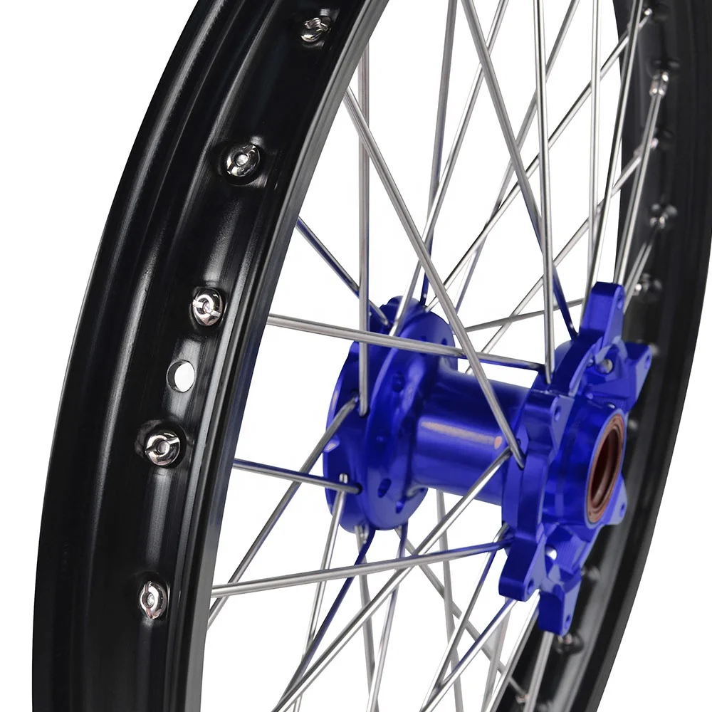 
NiceCNC Aluminum Alloy DOT 2.15*19' 1.6*21' 36 Spokes Wheel Rim For Husqvarna TE300I TE250i 2018-2019 FE450 FC350 2014-2019 