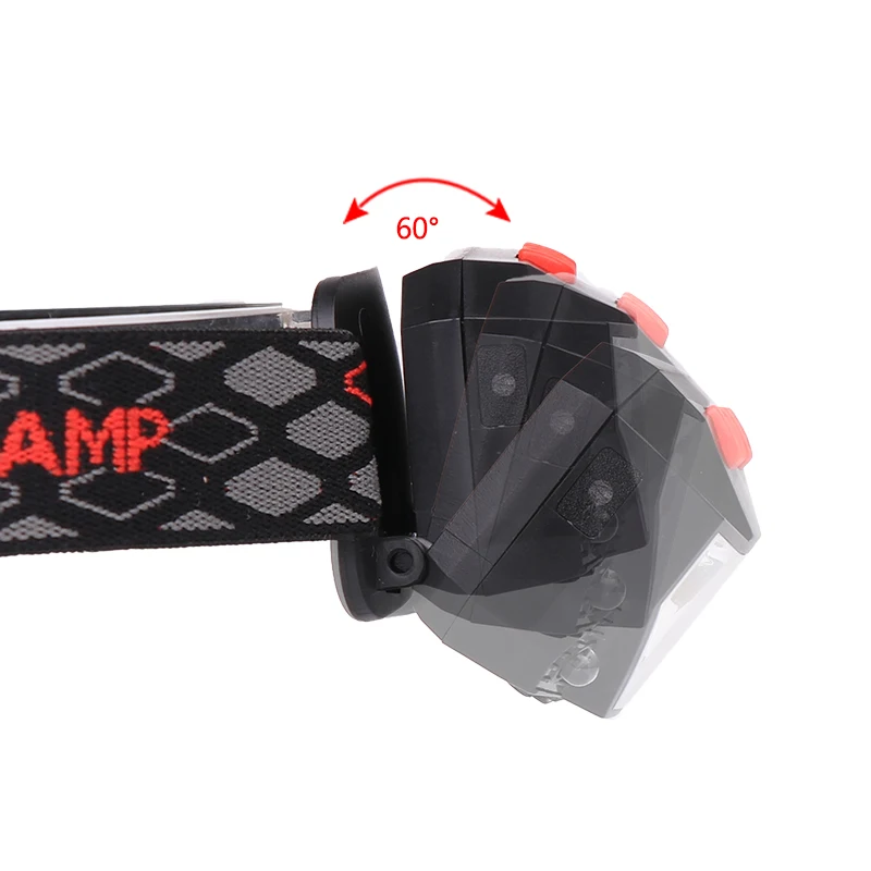 New Arrivals 6 Modes ABS Plastic Head Lamp Micro USB Rechargeable Bright LED Headlight Headlamp