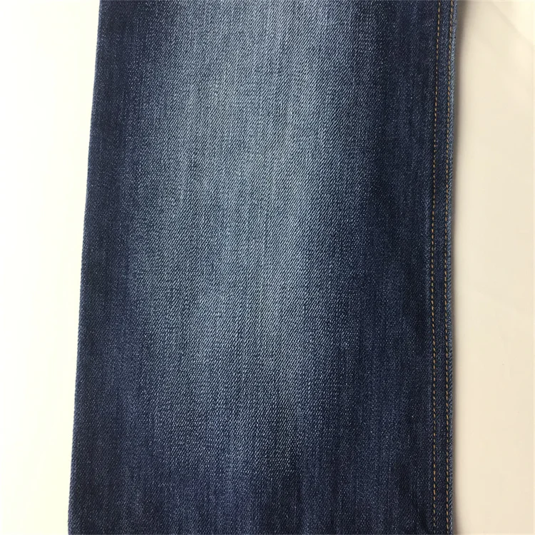 11Oz Dk Indigo Buy 100% Cotton Denim Stock Lot Fabric Price Per Meter